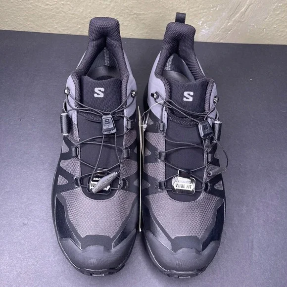 Salomon X Ultra 4 GTX Low Mens Size 12 2E Wide Black Gray Hiking Trail Shoes New - Picture 6 of 11
